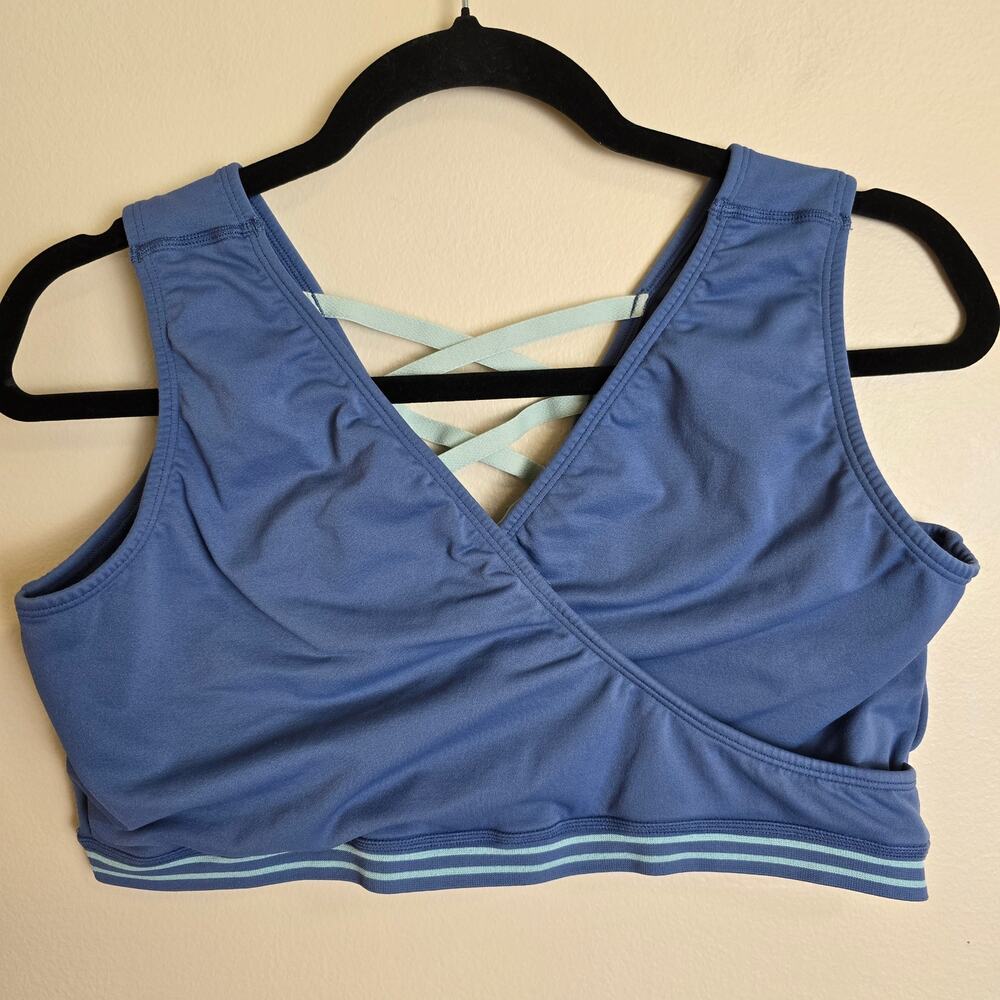 Cacique Blue Bralette Size 26/28